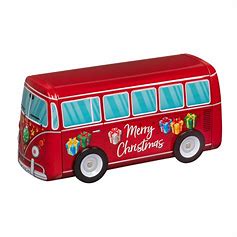 Wicklein Merry Christmas Bus Tin 8.82oz